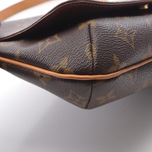 LOUIS VUITTON Brown Monogram Leather Shoulder Bag - Picture 9 of 10